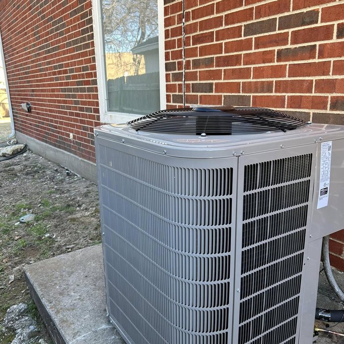 Condenser with disconnect box